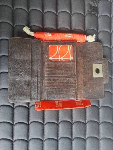 orla kiely leather wallet