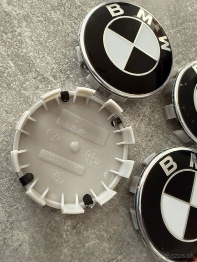 BMW Black & White Centre Caps