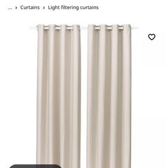 Beige Curtains