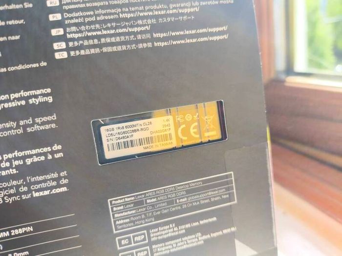 Brand New Ram Lexar ARES 32GB DDR5 6000mhz CL28 RGB Xmp Expo