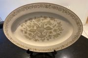 Japanese SANGO Garden song  14.5 inch china platter