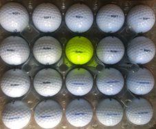 20 used Pinnacle golf balls
