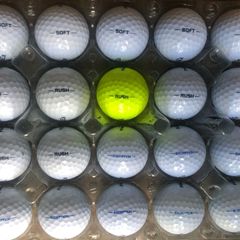20 used Pinnacle golf balls