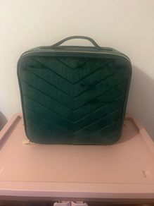 Faux Velvet vanity case