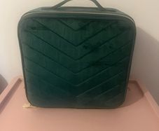 Faux Velvet vanity case