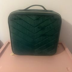 Faux Velvet vanity case