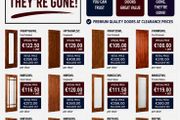 Clearance Sale over 1000 Deanta Walnut Doors