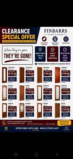 Clearance Sale over 1000 Deanta Walnut Doors
