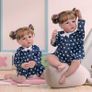 Reborn Dolls - 17-Inch Velvety-Smooth Skin Realistic-Newborn Baby Dolls Blue Eyes Girl Real Life Baby Dolls with Toy Accessories Gift Set Image 3