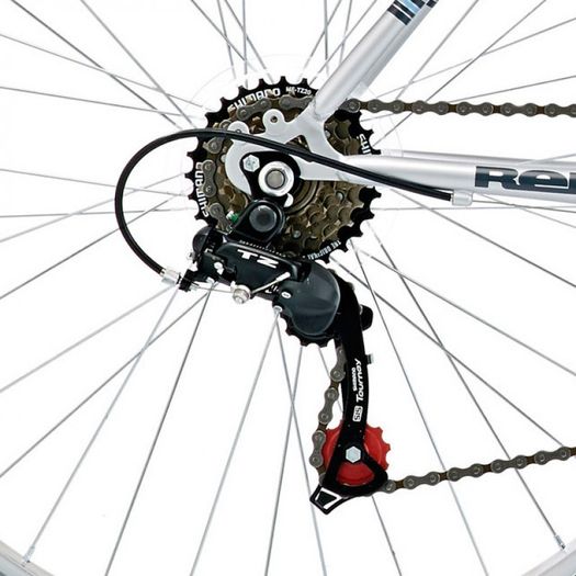 17" Reflex Intrigue Ladies, 18 Speed, Chrome Silver