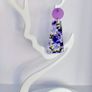 Lavender Geometric Floral Motif Earrings Image 10