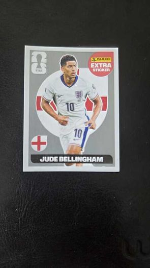 Official Panini FIFA World Cup 2026 Extra Sticker - Jude Bellingham (Silver Legend) - Ultra Rare