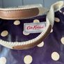 Navy Polka Dot Cath Kidston Handbag Image 4