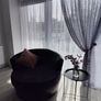 Modern Designer Swivel Armchair Image 2