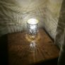 Boho LED Standing Lamp / Lantern with a Golden Glow - ideal bedside light - also great for a garden party or a camping trip Image 2