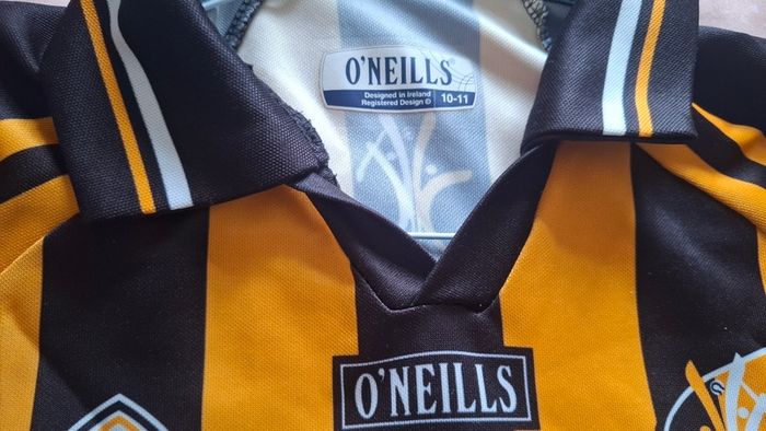 Vintage Kilkenny GAA O'Neills Hurling Jersey (Youths 10-11 Years) FREE POST