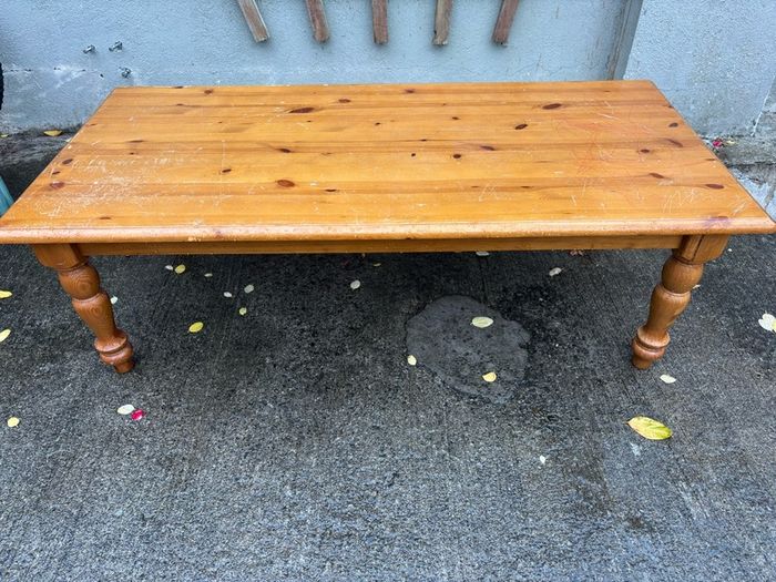 low table, pure wood
