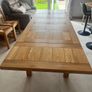 Solid Oak Dining Table with 6 Chairs Image 3