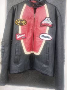 Wilda genuine leather mens biker jacket (post included)