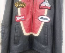 Wilda genuine leather mens biker jacket (post included)