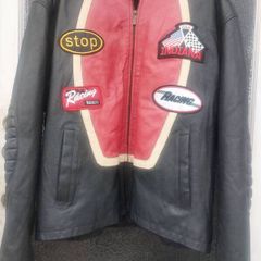 Wilda genuine leather mens biker jacket (post included)