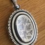 victorian silver locket 17.1 grams Image 5