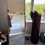 Ikea Ikornnes Floor Mirror: Ash Image 2