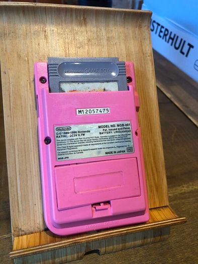 Retro Heaven - Lovely Condition Original PINK Nintendo Gameboy Pocket - optional flash cart #394
