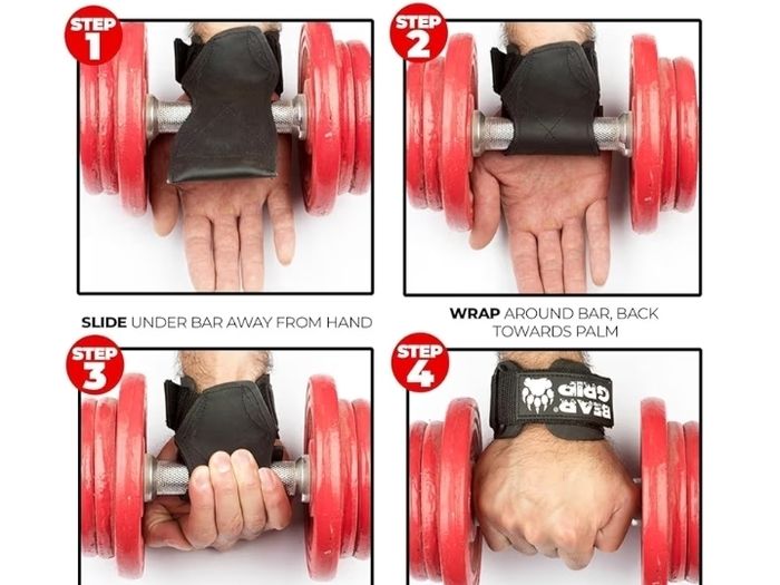 Multi Grip Straps/Hooks, Premium Heavy Duty Weight Lifting Straps/Gloves - Gym Strap for Deadlifts, Rows & Weight Training, Wrist Support for Men & Women