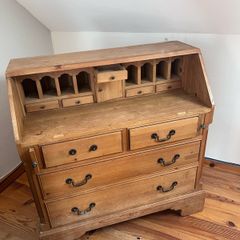 Solid Wood Chest / Writing Desk