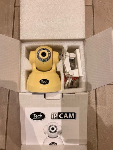 Wireless wifi security iP camera smartphone controlled memory card slot, 2 way audio, night vision