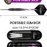 FREE P&P Steel Darts Set, Professional 23g Darts Tip with Non-Slip Stainless Steel Shaft, Poly Flights, PVC Shafts, Dart Sharpener, Rubber Rings, Flight Protecter, with Gift Box Image 2