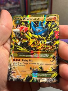 M Lucario EX 113 (Ultra Rare Version) Pokemon Card