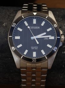 Citizen Quartz Japanese Movement Sports Watch Diver Style wristwatch Timepiece