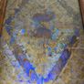 Antique Brazilian Art Deco Butterfly Wing Tray (Blue Morpho) Image 2