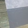 Grey square table indoor or outdoor 60cm . Metal frame Image 7