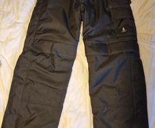 Winter workwear trousers, insulated and waterproof