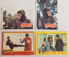 Planet of the Apes, Superman, Gremlins cards