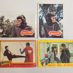 Planet of the Apes, Superman, Gremlins cards