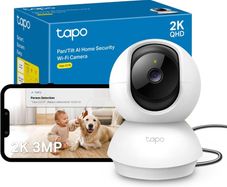 C210 2K 3MP Pan/Tilt Indoor Camera House Security Camera, WiFi Camera, No Monthly Fee, AI Detection, Dog Puppy Camera, Baby Camera Monitor, 360 View, Night Vision, Works with Alexa & Google