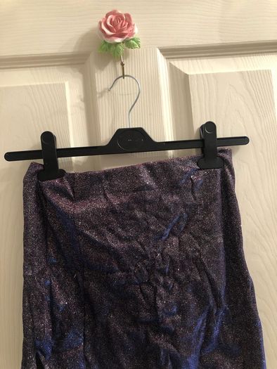 Women's Glitter Mini Bodycon Skirt