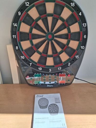 Crivit Electronic Dart Game With Darts & Instruction Manuel - RRP - 29.99