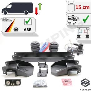 NEW Air Suspension Kit - Dual Circuit + Compressor - Renault Master / Movano / NV400