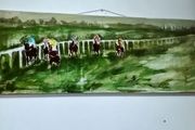 Horseracing oil on canvas