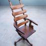 Antique dentist's chair, late 19th C, Irish, handmade, D18 Image 4