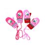 Fleece Lined Mittens with String Image 2