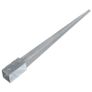 Ground Spikes 12 pcs Silver 7x7x90 cm Galvanised Steel Image 4