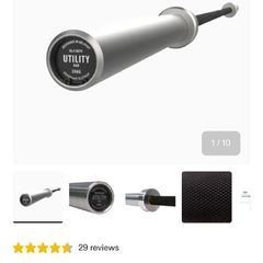 High Spec Blk Box Olympic Barbell And Collars