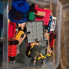 Toy train set