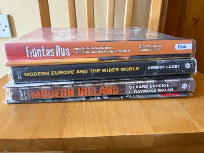 History and Irish LC HL books.